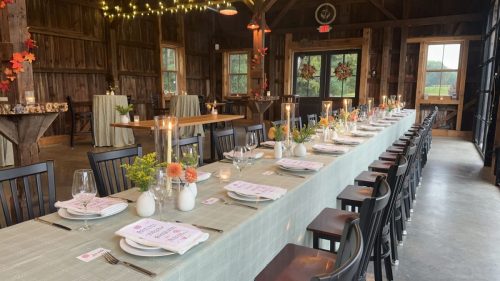 Rehearsal Dinner in the Barn