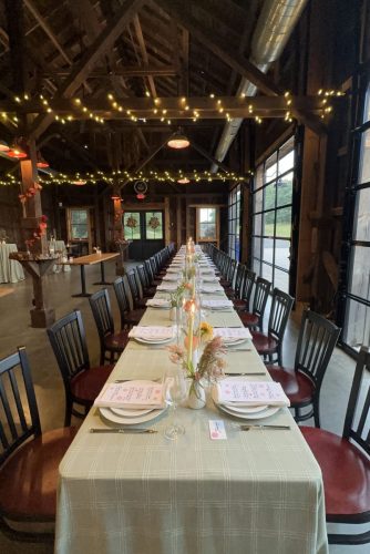 Rehearsal Dinner in the Barn